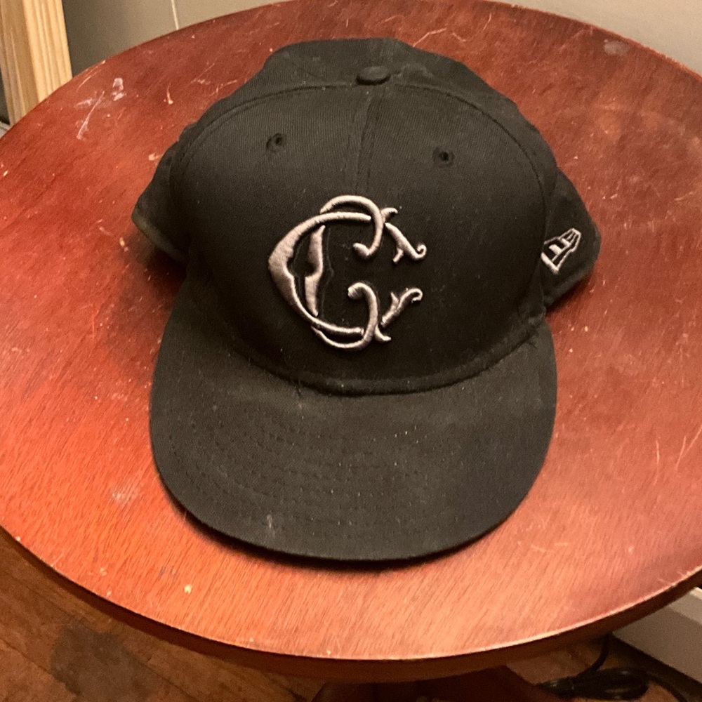 Crooks & Castles Black Hat with Gray Logo